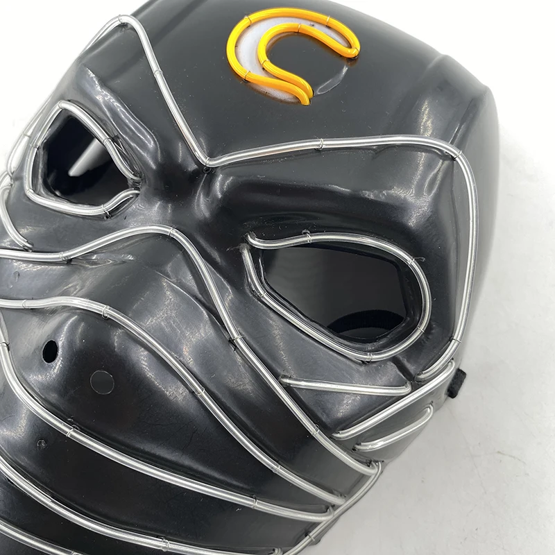 LED Light Up Mask para Homens, Decoração Assustadora, Brilhante, Assassino, Dia das Bruxas, Carnaval, Filme de Terror, Festa