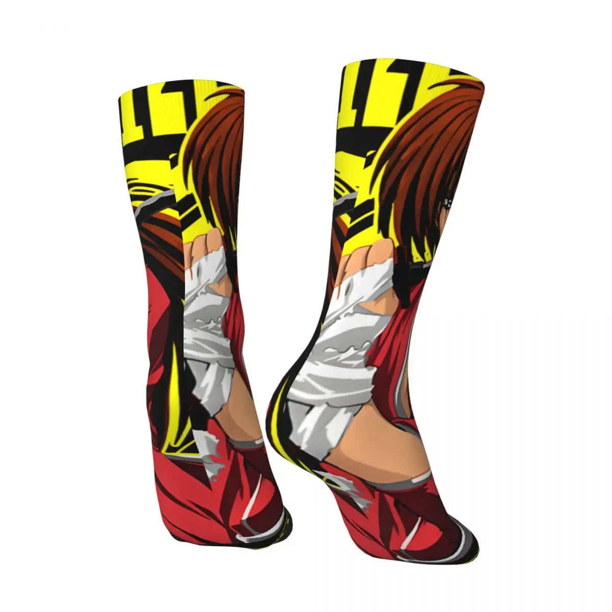 Hip Hop Vintage Awesome Crazy Men's compression Socks Unisex Rurouni Kenshin Street Style Seamless Printed Funny Novelty Happy