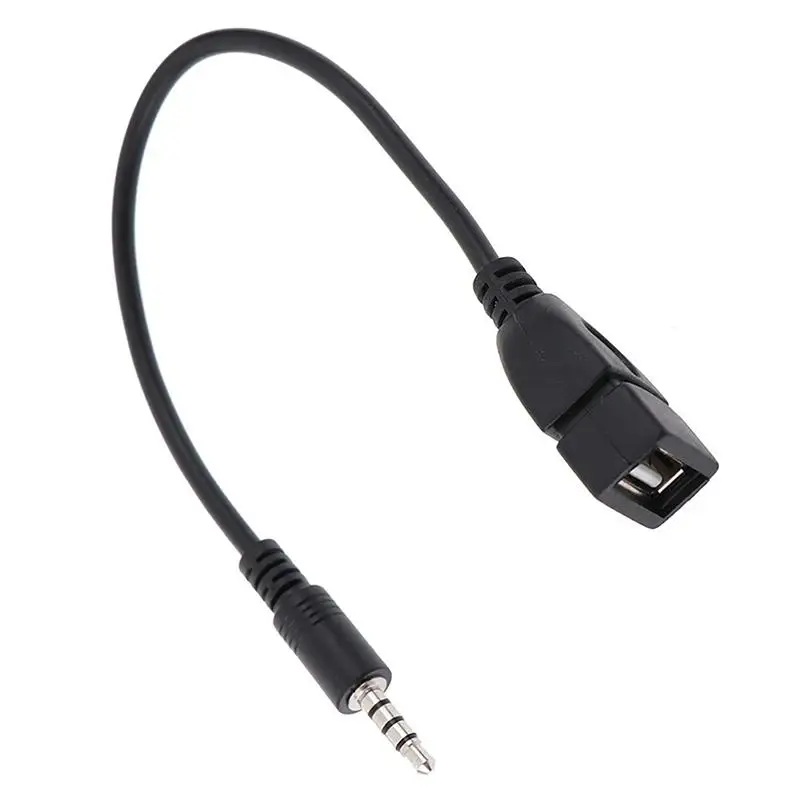 Car Audio Adapter Audio Jack Adapter AUX Audio Plug Converter Cable High Fidelity Car Stereo Jack Cables USB Connection For Car