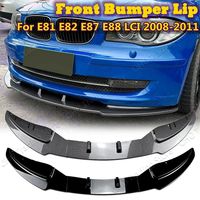 Front Bumper Lip Splitter For BMW 1 Series E81 E82 E87 E88 LCI 2008-2011 116i 118i 120i 125i 128i 130i 135i 116d 118d 120d 123d