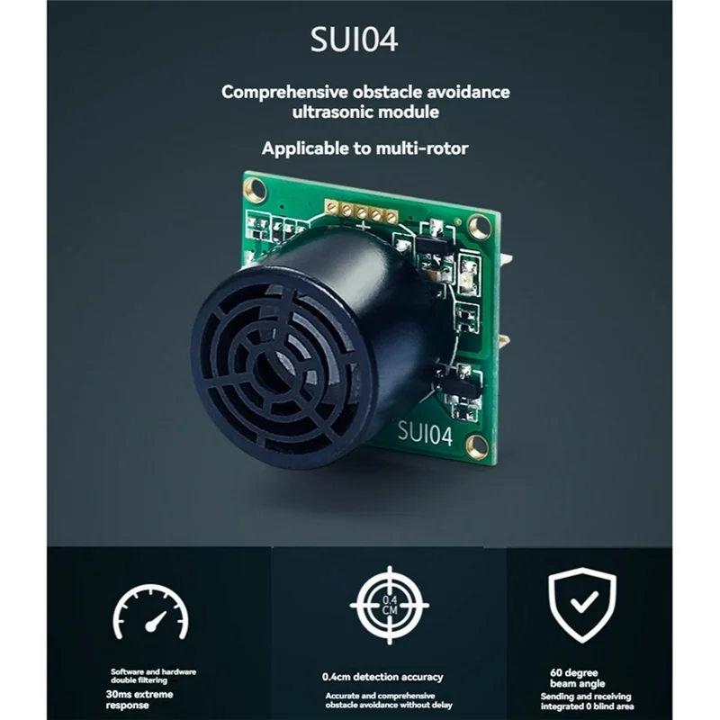 SUI04 Ultrasonic Sensor Obstacle Avoidance Module For Radiolink PIXHAWK PIX APM RC Multi-Copter Accessories