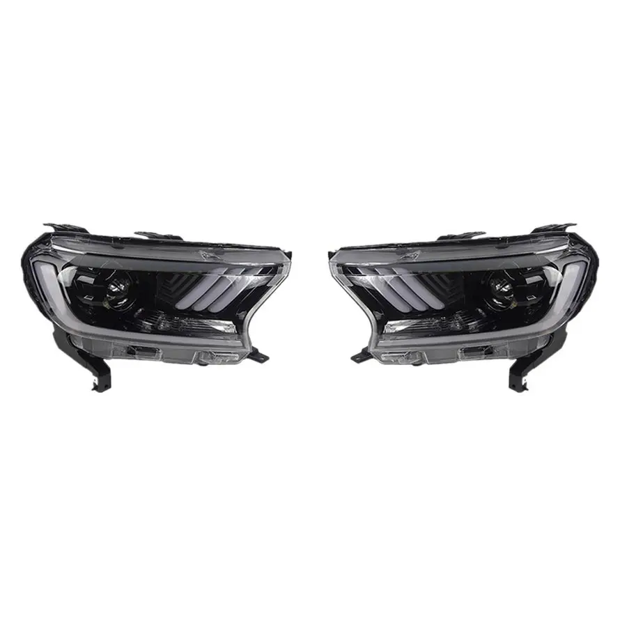 Headlight Fit For Ford Ranger Everest 2016 LED Auto  Assembly Upgrade Mustang Design Lamp Accessories