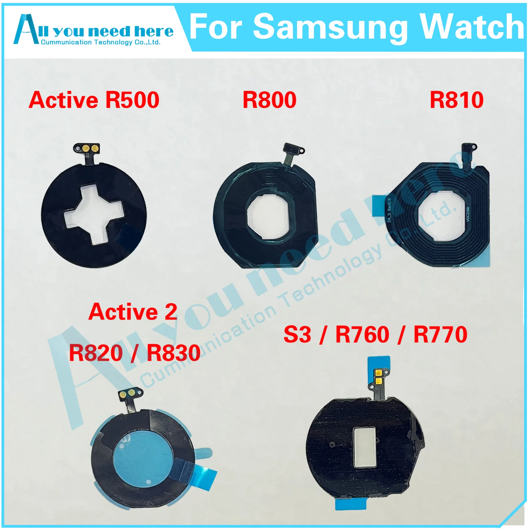 

For Samsung Watch Active 2 S3 R500 R800 R810 R820 R830 R760 R770 NFC Charge Induction Fast Wireless Charging Patch Flex Cable