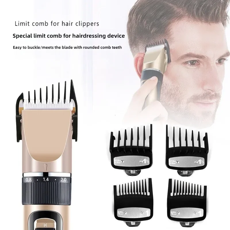 2Pcs Professional Hair Clipper Limit Comb Guide Limit Comb Trimmer Guards Attachment Universal Haircut Tool