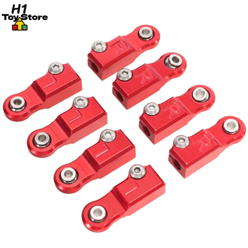 

MJX 10208 V2/V3 7303 7304 Metal Tie Rod Ends Complete Front/Rear Linkage Set for 1/10 & 1/7 RC Cars