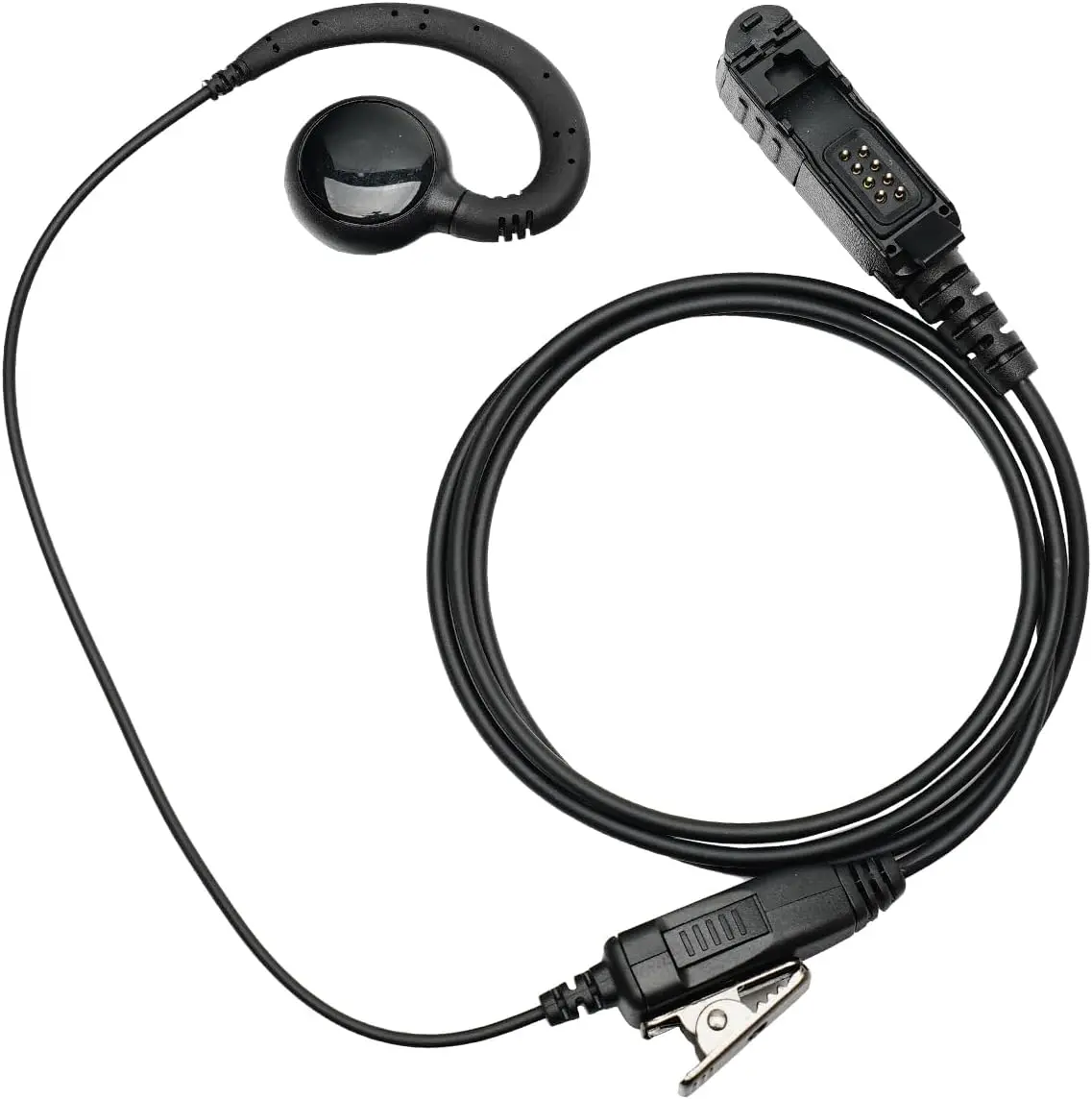 Xpr 3500e Earpiece with Mic PTT Headset Accessories for Motorola Radio XPR3000 XPR3300 XPR3300e XPR3500  with C Shape Design