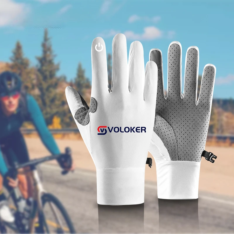 

Outdoor Sports Wear-Resistant Pressure Reducing Fishing Gloves,Anti Slip Full Finger Riding Gloves