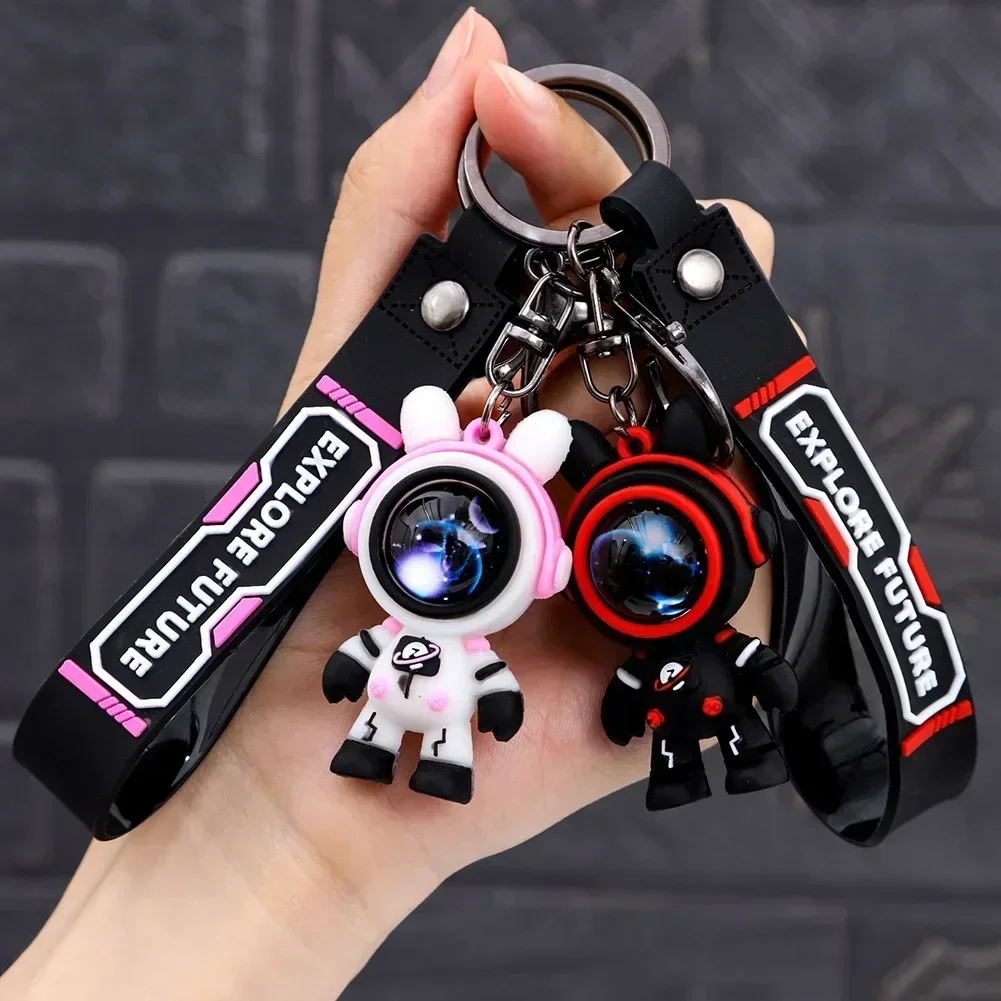 Cute Astronaut Bear Doll Keyring