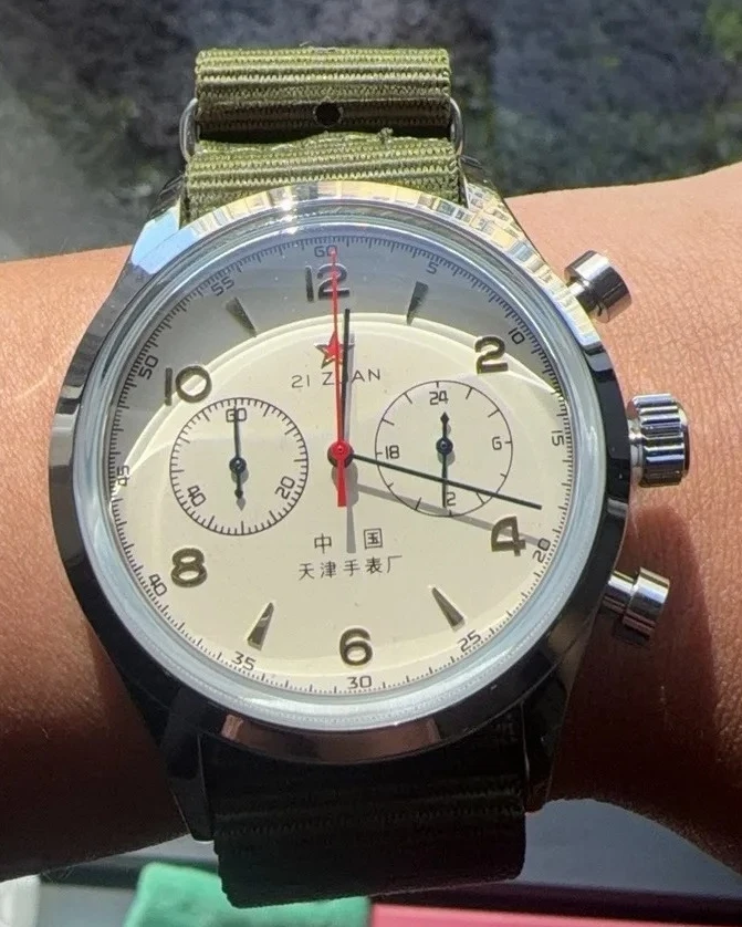 Men's Watches 1963 Pilot Automatic Watch 42mm Waterproof Retro Quartz Chronograph vintage Dress Watch view 4