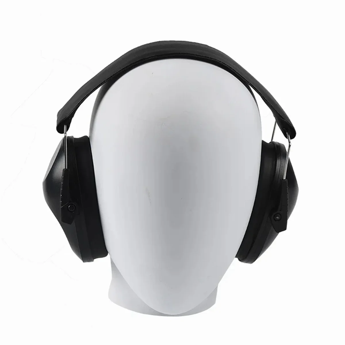 Tactical Headset Labor Protection Industrial Sleep Sound Insulation Earmuffs Anti-Noise Tactical Earmuffs, Black