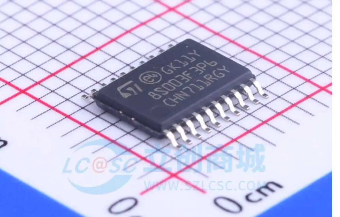 25PCS STM8S003F3P6 Brand: ST (STMicroelectronics) Package: TSSOP-20 Brand new original genuine product