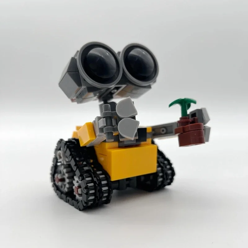 Classic Movie 200+pcs Mini Robot Wall-e MOC Building Blocks Model DIY Bricks Kits Creative Toys for Kids Children Adult Gifts - view 4