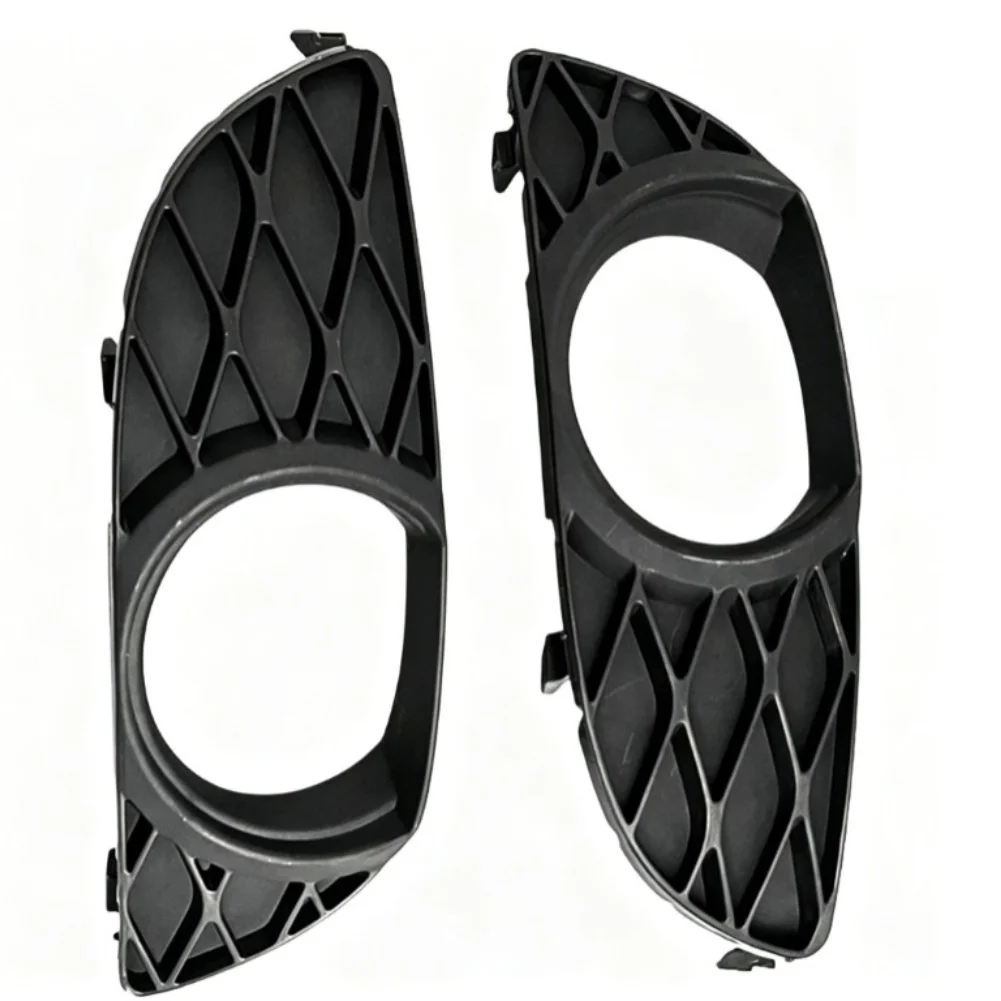 Headlight Bezel Black Fog Light Bezel ABS Plastic Construction OE Replacement Design Black Finish For Car Exterior Restoration