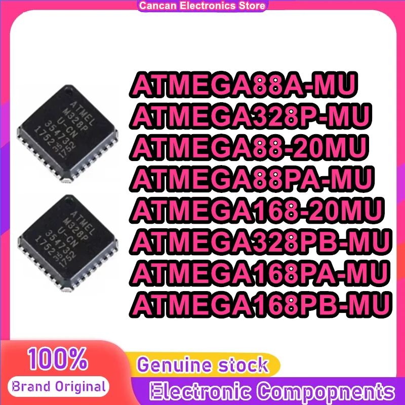 5Pcs Atmega88A-Mu A…