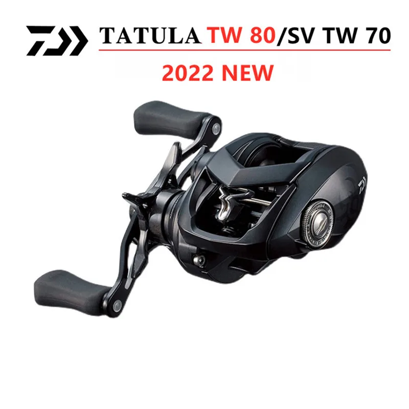 DAIWA TATULA TW 80 Tatula SV TW 70 carrete de pesca Baitcasting de perfil bajo, sistema de ala T, Original, nuevo