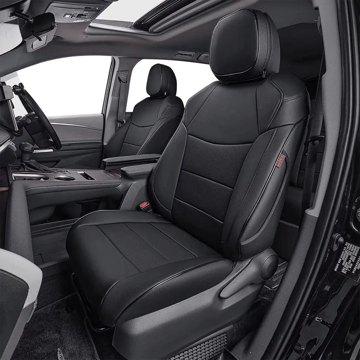 EKR Custom Fit Car Seat Covers for Toyota Sienna 2021-2026 LE XLE 8 Seats 2nd Row 4/2/4 Split Waterproof Full Set Seat Protector Seat Covers