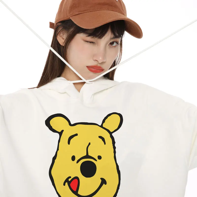 

MINISO Fun print regular outdoor fashion comfortable adult men and women casual hoodie long sleeve top