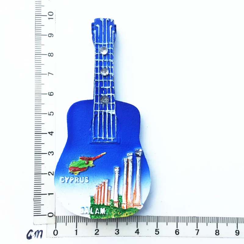 Europa Cyprus 3D Flavour Koelkastmagneet Toeristische Souvenirs Koelkast Magnetische Stickers Reiscollectie Cadeau