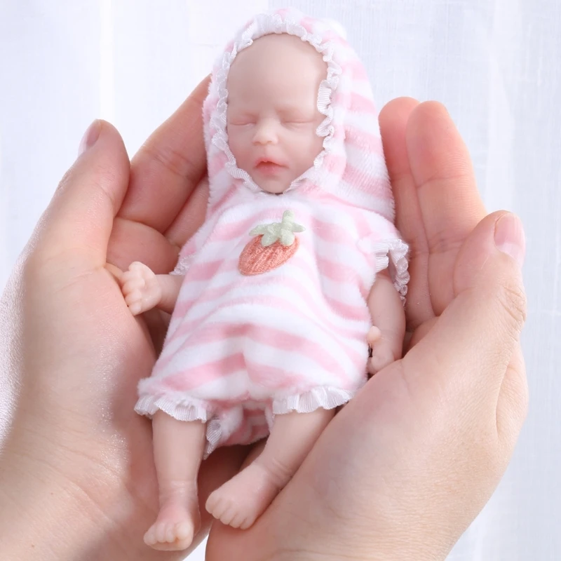 

15 см Reborns Baby Полнотелая силиконовая кукла Детская развивающая игрушка-кукла