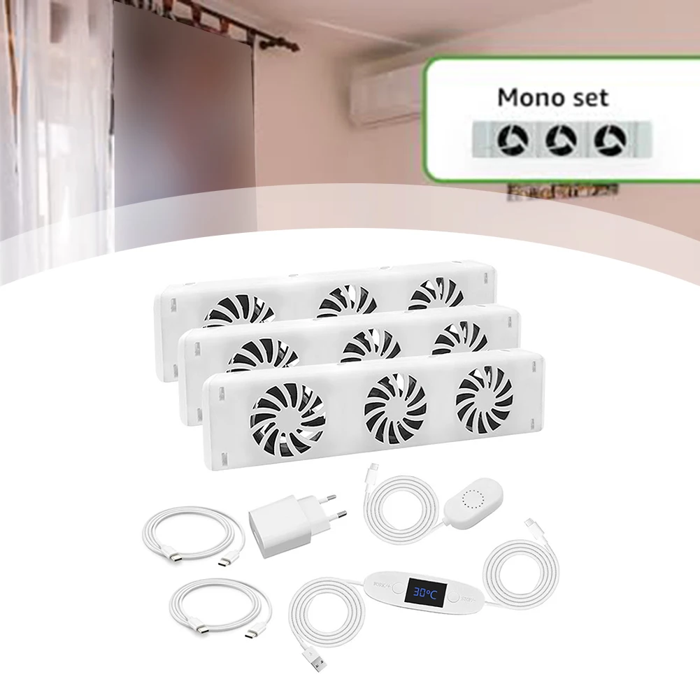 12V-0.05A 12V-0.25A Radiator Booster Improved Heat Distribution Increased Air Circulation Safety Certification