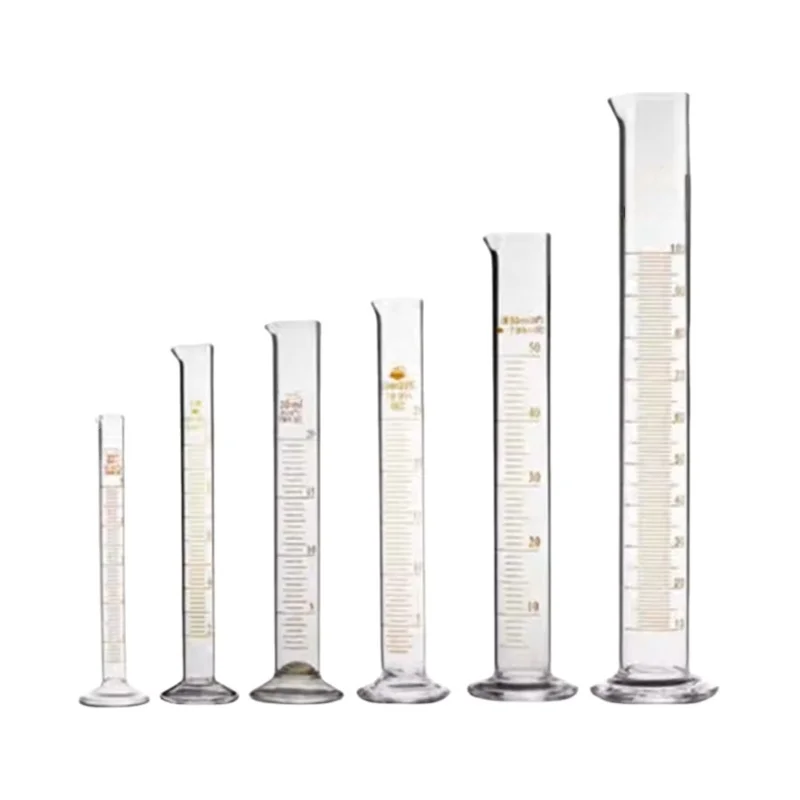 Glaszylinder mit rundem Boden