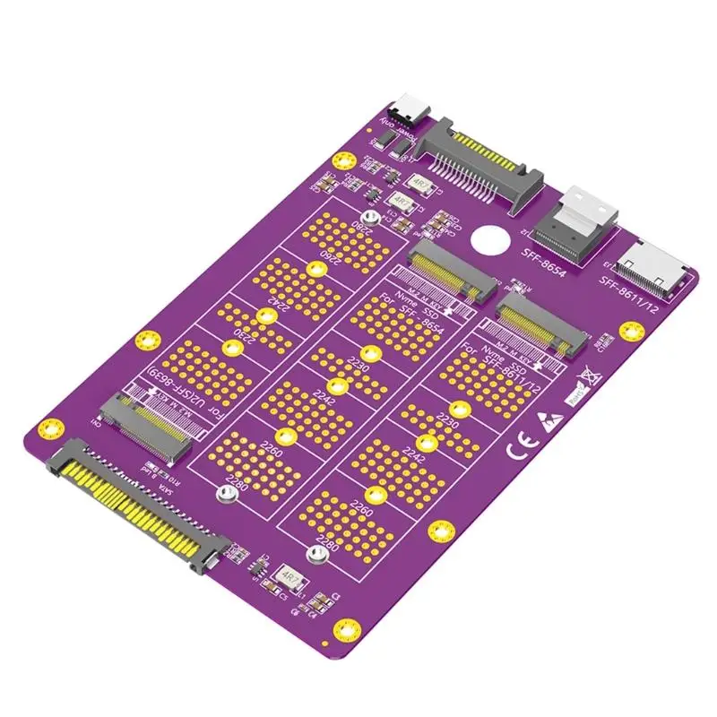 Disco sólido confiável R53C para placa conversão 8611 8654 U.2 8639 para necessidades computador e escritório