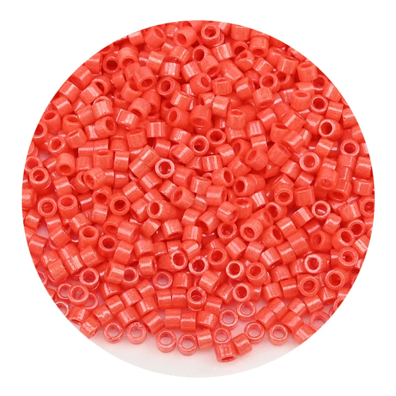 13750 Stück/Set 2 mm große japanische Glasperlen, zylindrische Perlen für die Schmuckherstellung, Halskette, Armband, DIY-Zubehör, 11 Farben – Detail 17