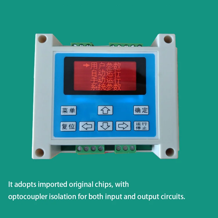 Programmable stepping servo motor Single Axis controller display pulse generator PLC