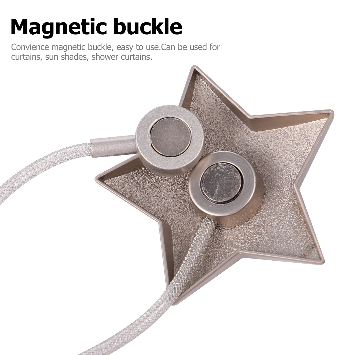 

Metal Star Tiebacks Metal Curtain Tiebacks Strong Clip Buckle Home Decor Living Curtain Buckle Magnet Bedroom Office Gifts