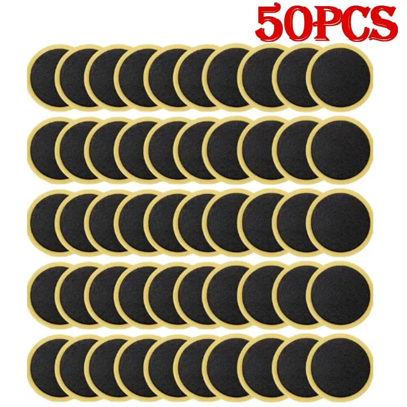 Glue-Free Tire Repair Patches 50/30/20/10 PCS, Quick-Drying, for Cars, Motorcycles, Bikes, EVs, Quick Fix