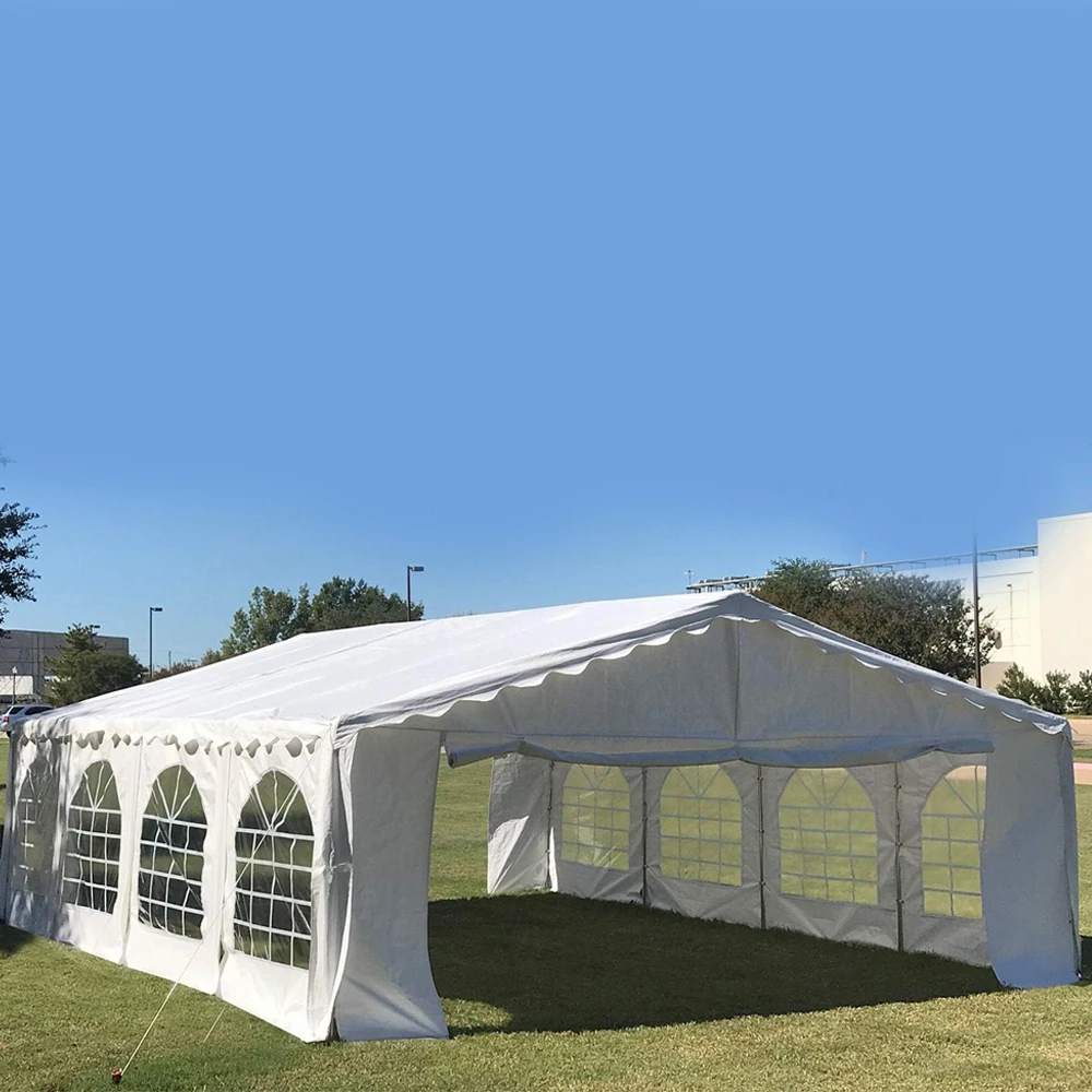 #Outdoor Customized Large 5x10m PVC Fabric Galvanized Frame White Events Marquee Wedding Party Tent for Sale - view 5