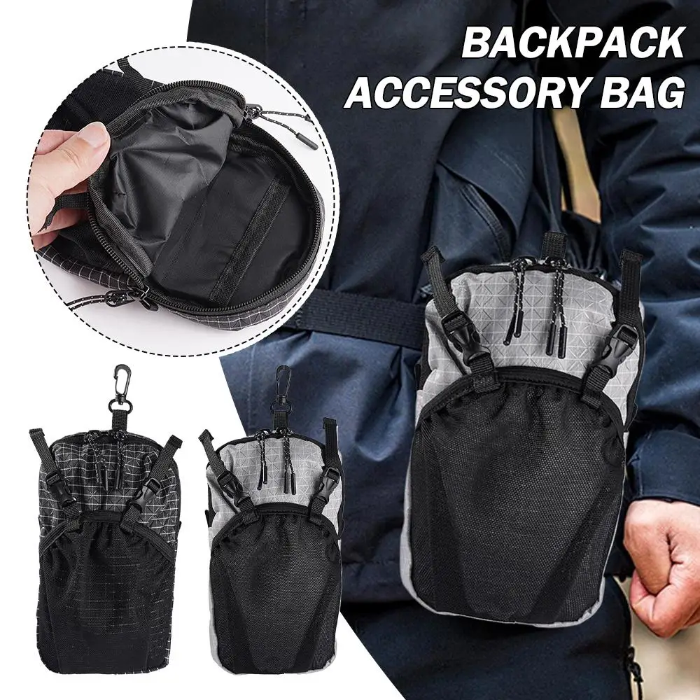 Waterproof Cycling Chest Pack Lightweight Crossbody Sling Bag with Water Bottle Holder for Outdoor Sports Hiking Travel
