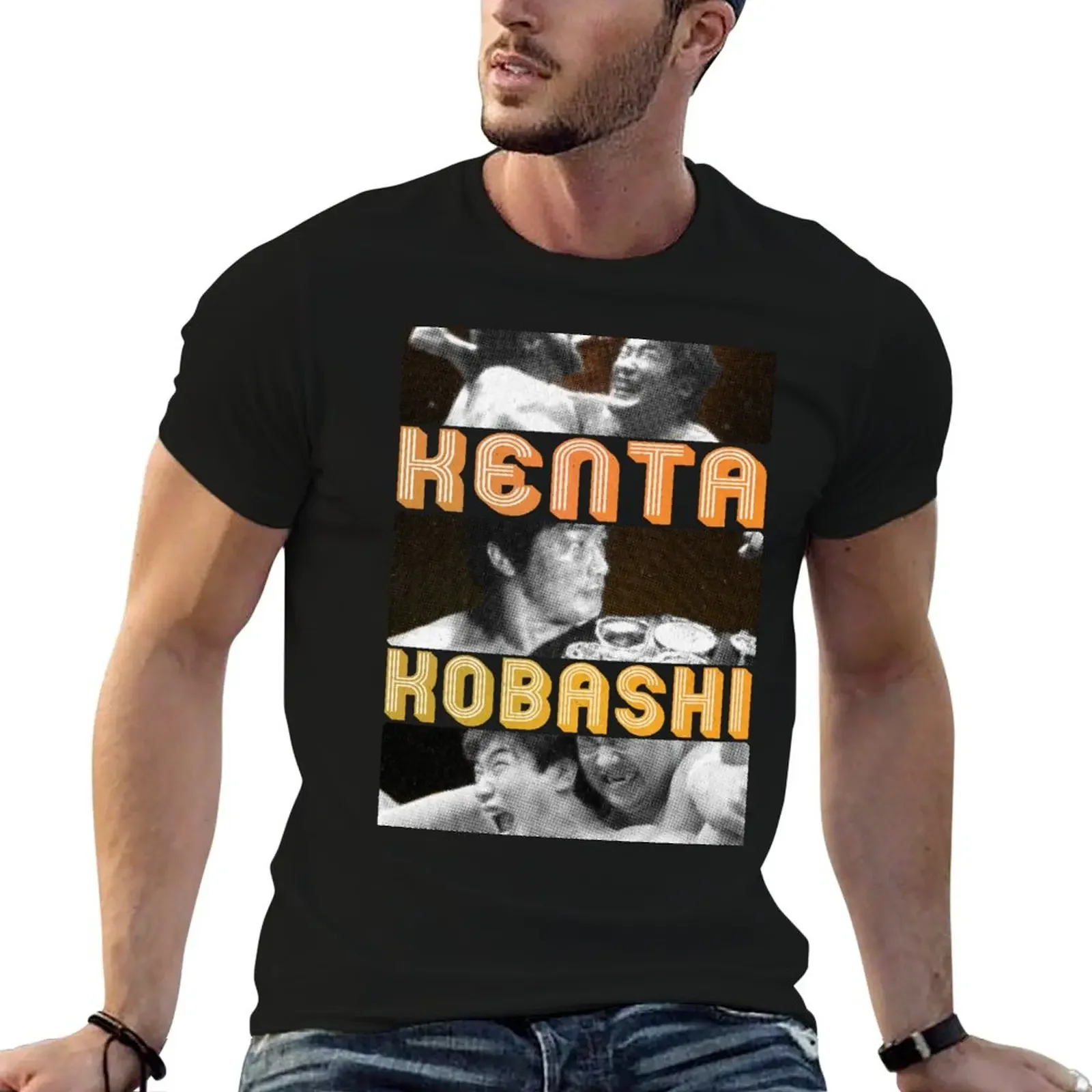 Kenta Kobashi T-Shirt summer clothes blacks T-shirt men