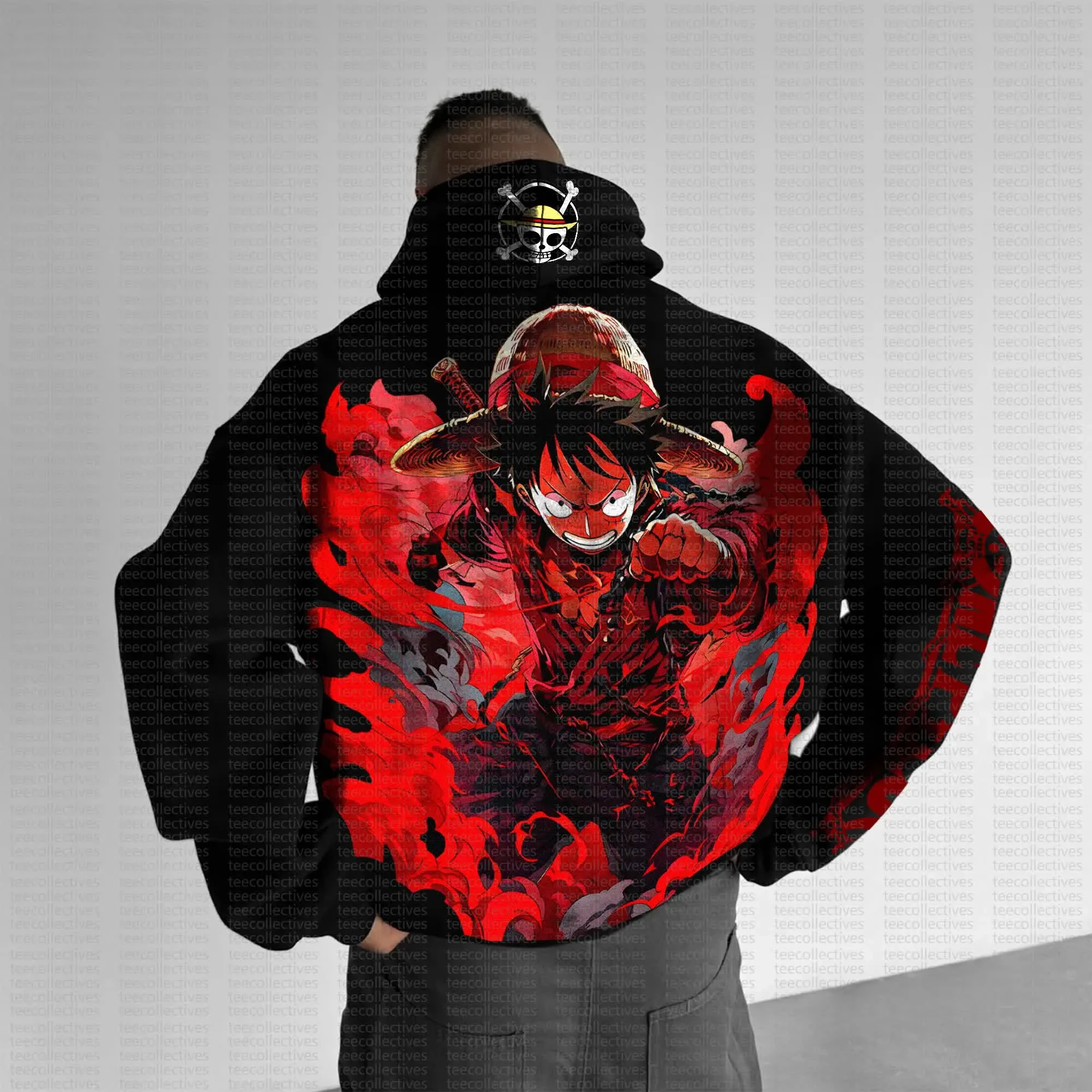 

ONE PIECE осенне-зимняя японская анимация горячей крови, классическая толстовка с капюшоном для мужчин и женщин, повседневный и удобный ТОП