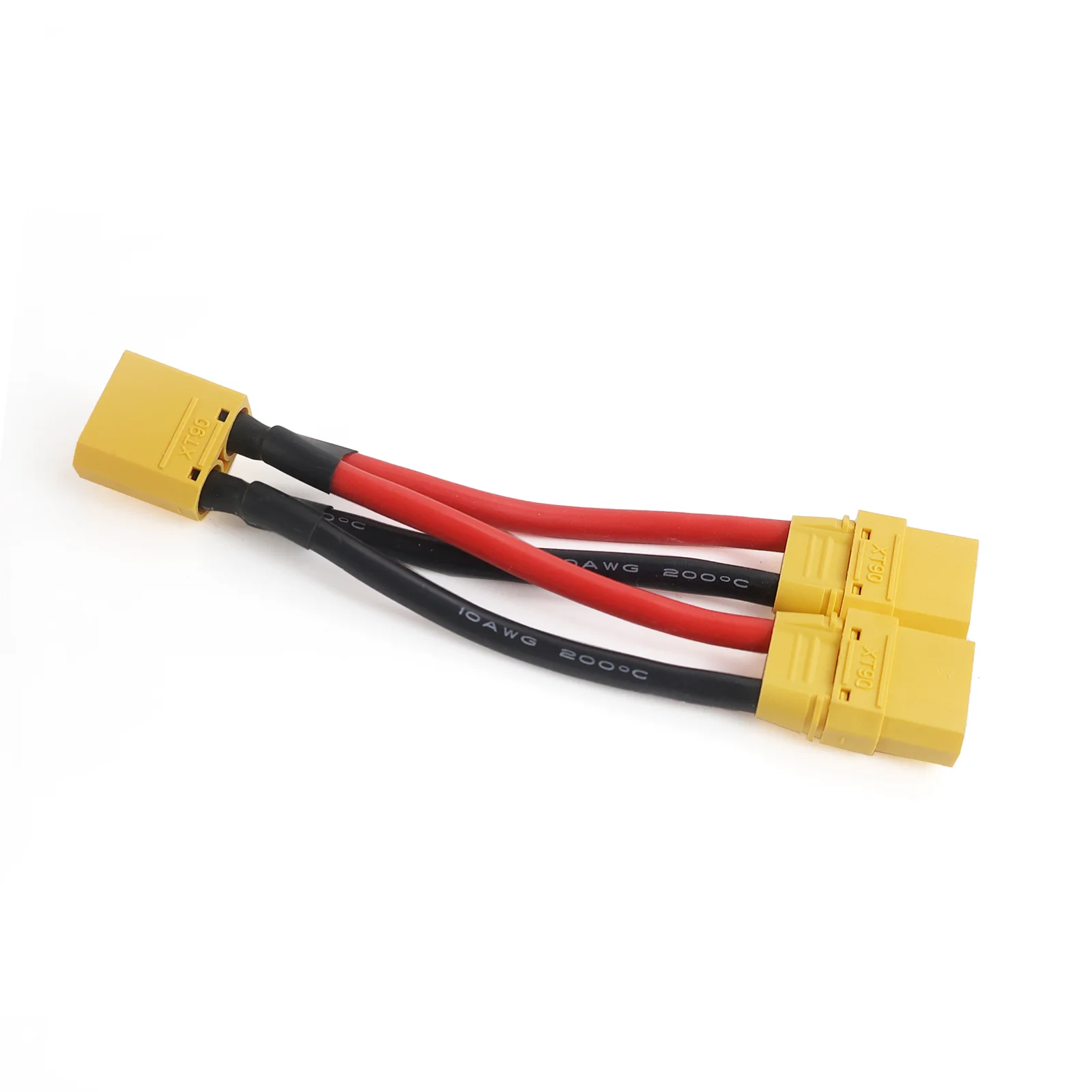 XT60 Y Splitter Parallel Battery Cable 1 Male to 2 Female / 2 Male to 1 Female 14AWG 10cm for RC Lipo Battery