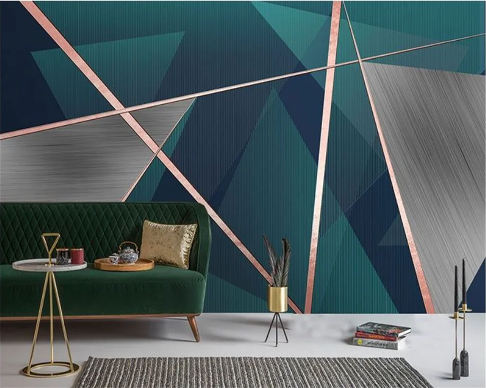 

beibehang papel de parede Custom modern new gym technology sense office reception silky bedroom living room background wallpaper