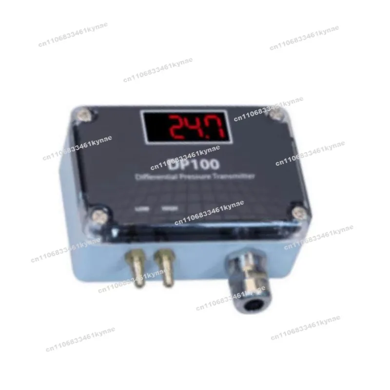 For Air Pressure HVAC Gas Differential Pressure Transmitter 4-20mA Furnace Negative Pressure 0-5V-10V Sensor