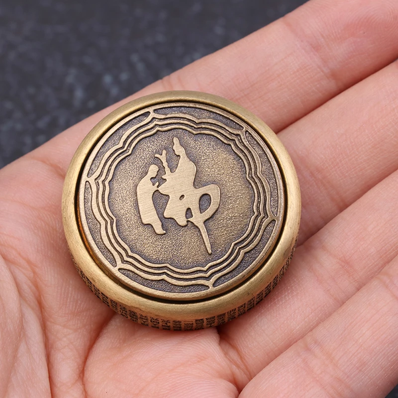 Zen budda Fidget Spinner dorosły metalowy EDC Fidget zabawki ADHD ręcznie Spinner zabawki antystresowe lęk Stress Relief zabawki na biurko