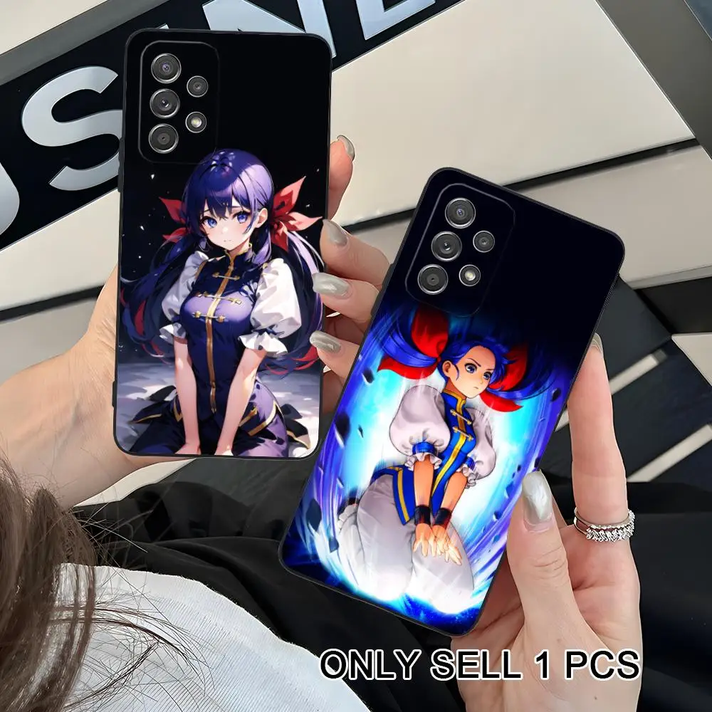 Fatal Fury Hotaru Futaba Phone Case for Samsung Galaxy A57 56 55 54 53 52 51 37 36 35 34 33 32 31 5G Soft TPU Shockproof Cover
