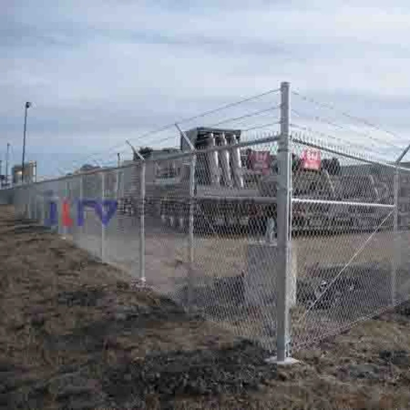 Cerca de malha de arame 3d com elo de corrente de metal galvanizado para estádio de campo comercial personalizado