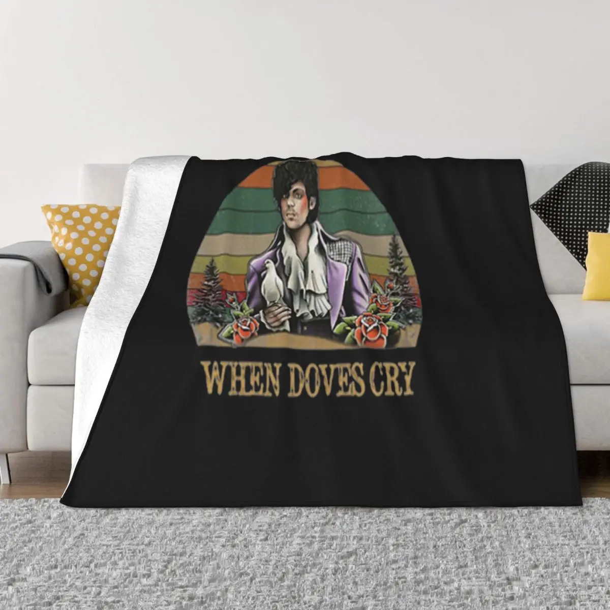 

Prince Rogers Nelson When Doves Cry Vintage Interested Pictures Dj Discount Low Price Classic Throw Blanket