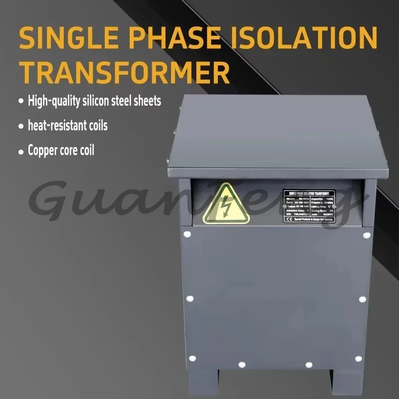 Ipment10KVA Single Phase Isolation Transformer, Voltage Isolation and Conversion Black 240V To 480V Power Transformer