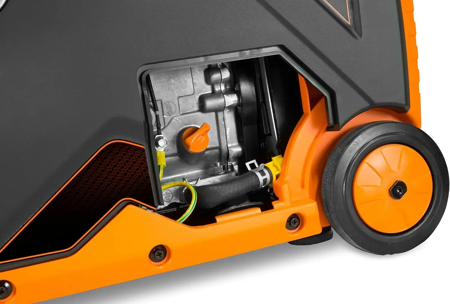 [XMSJ-مخزون محدود، اشتر الآن! ]مولد كهربائي فائق الهدوء بقدرة 4500 وات، مولد عاكس محمول مزدوج الوقود RV مع خاصية إيقاف الوقود