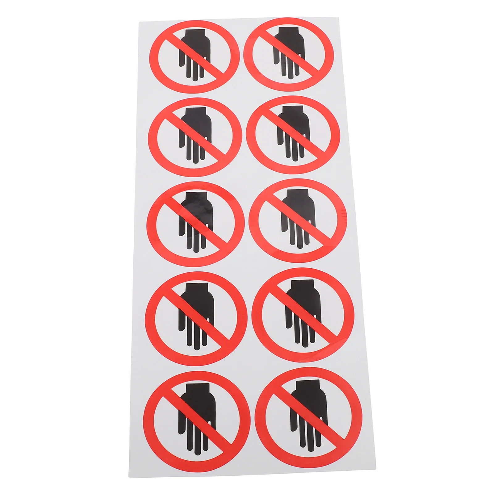 

Водонепроницаемые предупреждающие наклейки без прикосновения, предупреждающие этикетки для заводской складской лаборатории, бытовой техники