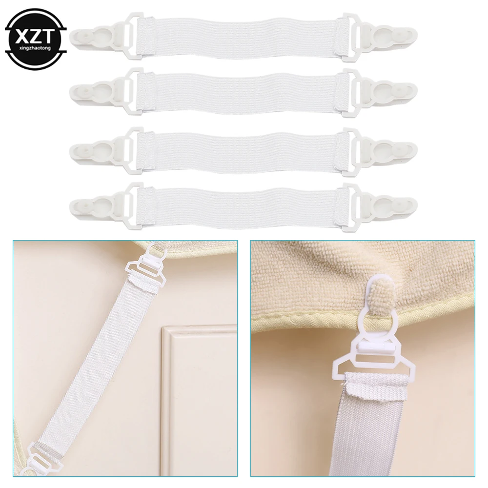 4PCS/Lot Adjustable Bed Sheet Clips Cover Grippers Holder Mattress Duvet Blanket Fastener Straps Fixing Slip-Resistant Belt