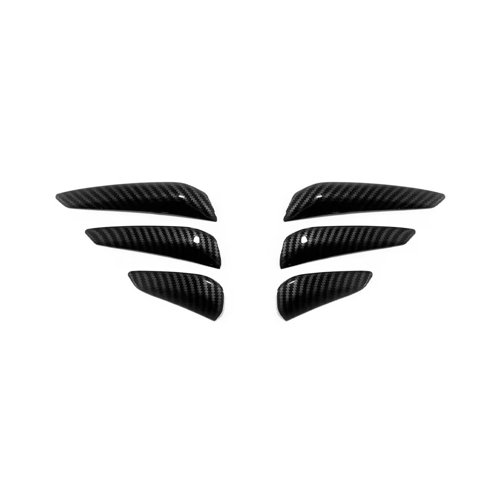 Car For Changan UNI-T Unit 2020-2023 Auto Parts Rear Tail Wing Trim Strip Stop Lamp Decorative Frame 6Pcs Accessories