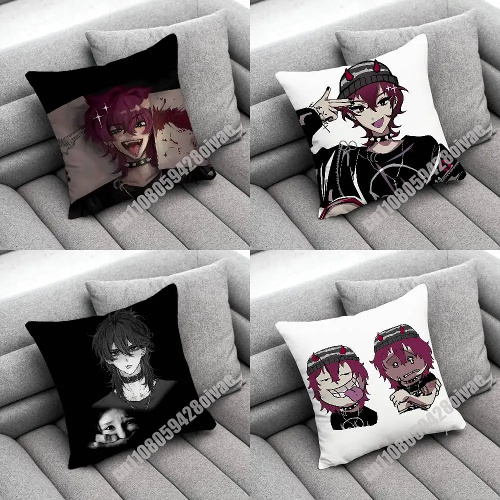 

Misaki Angel Ronin K-Killer C-Chat Throw Pillow Case For Decoration 45cm 50x50cm Square Sofa Pillowcase Case