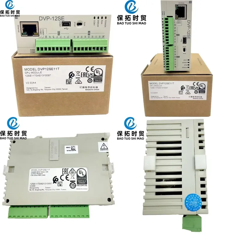 for DVP12SE11T PLC Module 100 Percent New Original Programmable Logic Controller 8DI 4DO 24VDC Industrial Automation