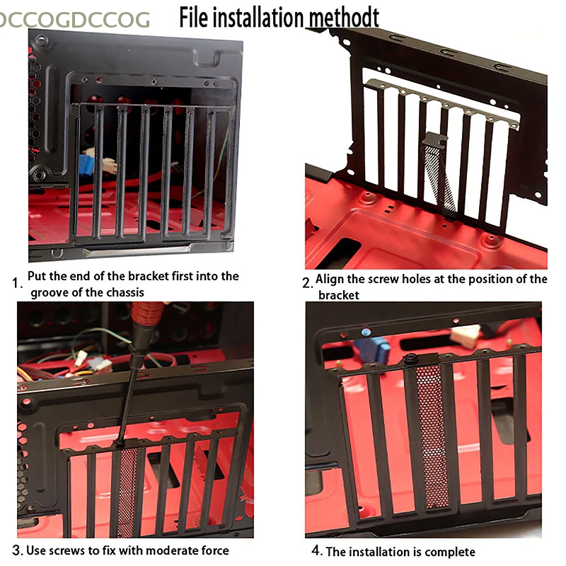 

5Pcs Ventilation PC Computer Case Accessories PCI Slot Cover Dust Filter Blanking Board Cooling Fan Dust Filter