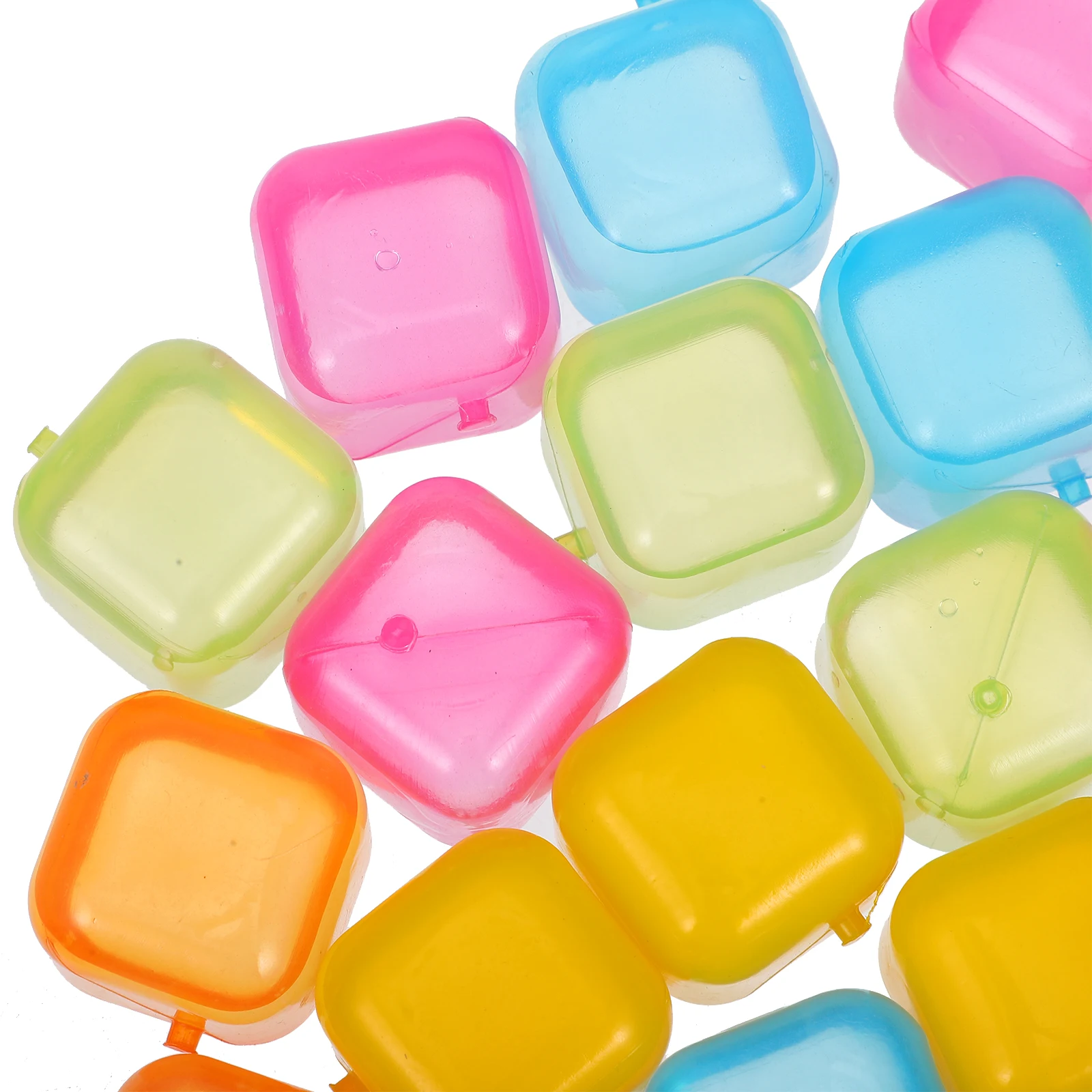 

24pcs Plastic Ice Cubes Reusable Mold Tray for Cocktails Drinks Maker Freezable Storage Kitchen Bar Tools Ice Cube